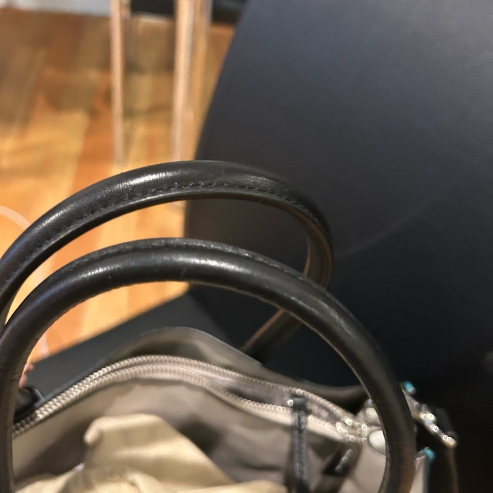 Michael Kors Tan and Black Animal Print Tote - Picture 10 of 12